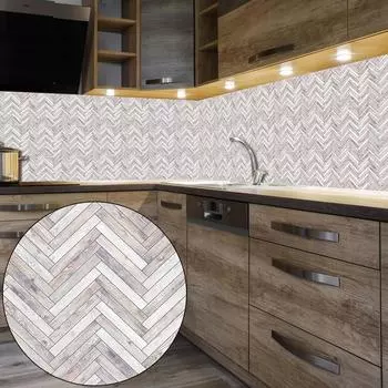 10 шт., древесная плитка, напольная наклейка, кухонный шкаф, шкаф, ванная комната, ремонт дома, водостойкие художественные обои 10cmX10cmX10pcs