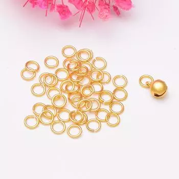10 шт. Древнее песчаное золотое открытое кольцо через отверстие DIY соединительное кольцо брелок браслет ожерелье ухо ювелирные изделия кулон