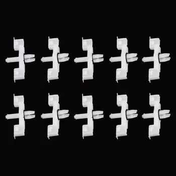 10 шт., дверная обшивка, пороговая нажимная пластина, фиксированный зажим для Vw Volkswagen Touareg Porsche Cayenne, пластиковые автомобильные крепления