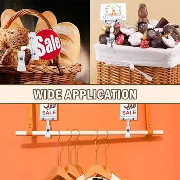 10 шт. Двойная функция для офиса, розничного магазина, супермаркета, многоразового использования 10PC