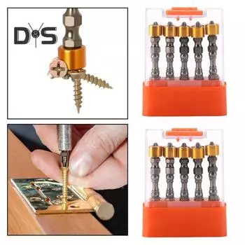 10 шт., двойная головка, партия, перекрестная партия, высокая твердость, защита от ржавчины, защита от царапин, двойная головка, затягивают винты, магнитная электрическая отвертка, поставка для дома 10 pcs