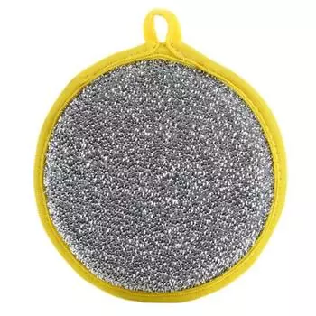 10 шт., двухслойная проволока, тряпки для мытья посуды, не царапающая проволока, чистящая одежда, набор щеток для посуды, кухонные бытовые принадлежности S