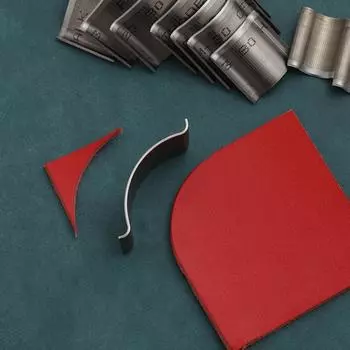 10 шт., дырокол для углов кожи, дырокол для кожаных изделий, полукруглый дырокол для кожи, форма для резки кожи своими руками