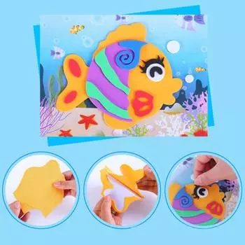 10 шт. EVA пена DIY EVA пена наклейка игрушка ручной работы раннее обучение дети подарок 10pcs