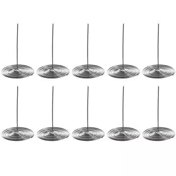 10 шт. Фильтр для носика чайника, вставка для сита для сбора остатков, пружина для заваривания, нержавеющая сталь 5.5X2.8CM