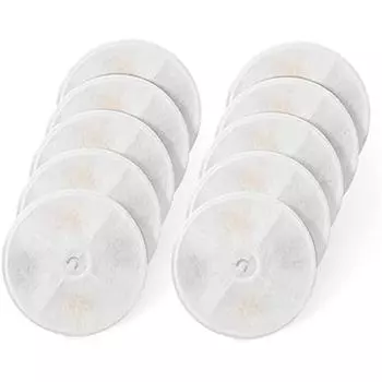 10 шт. фильтр-фонтан для воды для кошек, совместимый с 1 фонтаном на 85 л для собак, фонтан для воды из смолы и активированного угля