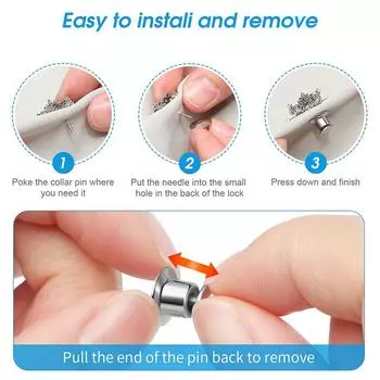 10 шт., фиксирующий штифт, задняя фиксирующая застежка, металлическая булавка, подложка для броши 10pcs