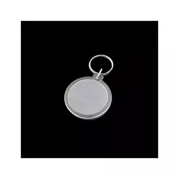 10 шт. фоторамка брелок современный прозрачный персонализированный круглый/прямоугольный вставной брелок пластиковый кулон сумка DIY ремесла аксессуары type 1
