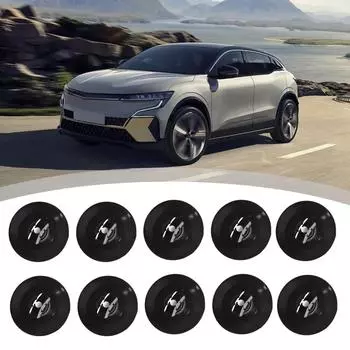 10 шт. Гаджет, черные пластиковые автомобильные зажимы, внутреннее сиденье винта колесной арки для Renault #7703081056 Профессиональные автомобильные аксессуары чёрный