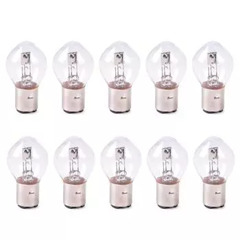 10 шт. галогенные лампы для фар ATV мопеда скутера фары 12 В 35 Вт B35 BA20D мотор