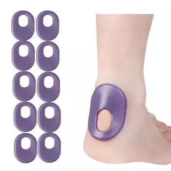 10 шт. гелевых подушечек для пальцев ног, подушечек для защиты от мозолей, наклеек для защиты от мозолей, износостойких подушечек для ног из вспененного материала 5 pairs белый