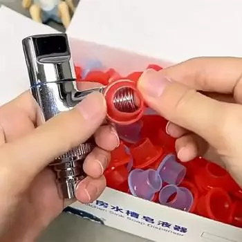 10 шт. герметичная прокладка для крана, резиновая прокладка для шланга, уплотнительная шайба, силиконовая прокладка для сантехнической заглушки, предотвращает утечку 10 PCS красный