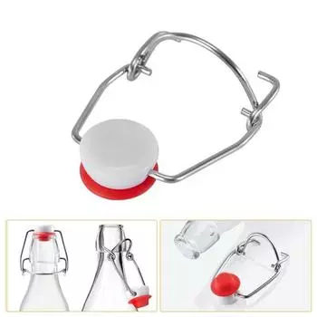 10 шт. герметичные крышки с откидной крышкой для домашнего пивоварения, герметичные крышки из нержавеющей стали, крышки для бутылок свежести, карбонизации 10 pcs