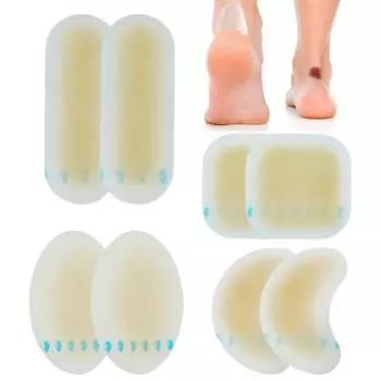 10 шт. гидроколлоидные подушечки для пятки, мгновенное облегчение боли, защита ног, поддержка активного образа жизни, наклейки на пятку D