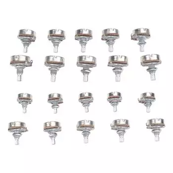 10 шт. гитарный потенциометр 18 мм вал 25 кОм бас метрический M8 электрический бас гитарный потенциометр для громкости T A25K