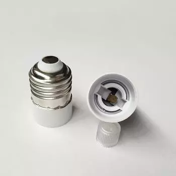 10 шт. Головка для преобразования E27 в E14, большой винт E27, малый винт E14, головка для преобразования E27 в E14, резьбовой патрон для лампы