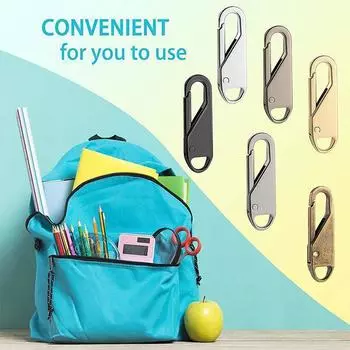 10 шт. головка молнии универсальная мгновенная молния ремонтный комплект замена сломанной пряжки дорожная сумка чемодан головка молнии DIY шитье