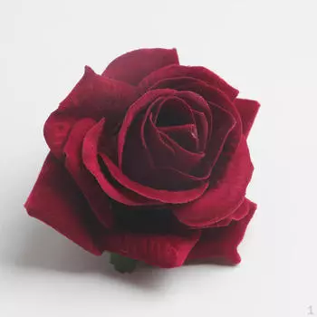 10 шт. головки роз, декор для свадебной вечеринки - смешивание цветов Wine Red