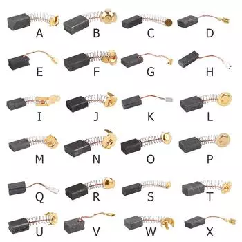 10 шт. графитовые щетки сменные части электрический молоток дрель графитовая щетка резка полировальная машина электроинструмент электрические инструменты