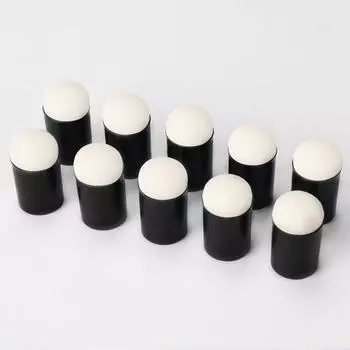 10 шт. губчатых напальчников для раскрашивания лица и инструменты для рисования, детские самодельные раскрашивающие прижимающие напальчники