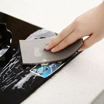 10 шт. губка, наждачная губка, щетка для бытовой очистки, ластик, скраб, простая в использовании дезинфекция, удаление ржавчины, кухонная волшебная чистящая губка S