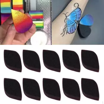 10 шт. губок для рисования на теле для детей, принадлежности для макияжа Style A