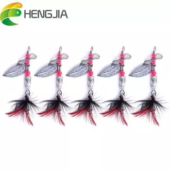 10 шт. Hengjia Spinner Baits 9 см/5 г твердые приманки для рыбалки