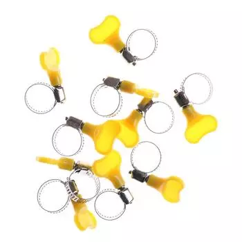 10 шт. хомуты американского типа с ручкой, обруч из нержавеющей стали, зажимы для труб