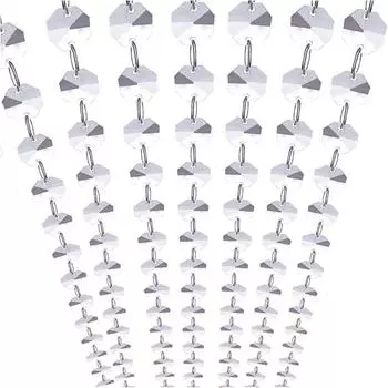 10 шт. хрустальная гирлянда прозрачные акриловые нити подвесная люстра бусина цепочка украшение гирлянда украшения для люстры дерево свадьба вечеринка праздник 14mm