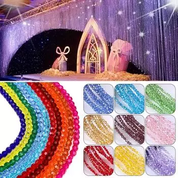 10 шт. хрустальные бусины 6/8 мм AB цвета стразы отделка цепочка сделай сам головной убор аксессуары для волос материал обувь одежда декор 6mm