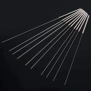 10 шт., иглы для чистки сопел из нержавеющей стали, 0,2 мм, 0,3 мм, 0,35 мм, 0,4 мм, сверла для наборов инструментов для чистки сопел 3D-принтера 0.15mm