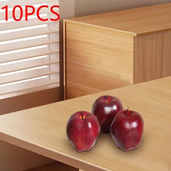 10 шт. имитация красных фруктов, модель искусственных фруктов, декоративное украшение для домашнего декора для вечеринки