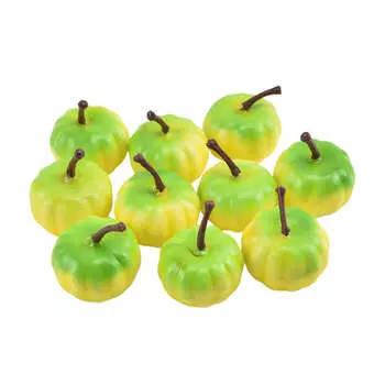 10 шт. имитация мини-тыквы, расписанная вручную, пенопластовая тыква, украшение на Хэллоуин, венок, украшение