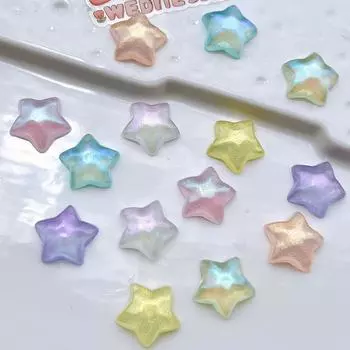 10 шт. Ins Aesthetic Dream Shiny Stars смоляные милые декоративные аксессуары для кремового гелевого чехла для мобильного телефона DIY самодельные серьги-шпильки