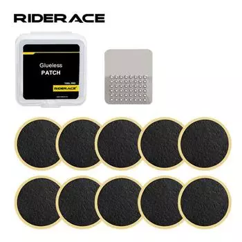 10 шт. Инструмент для ремонта заплаток для велосипедных шин, быстрый ремонт проколов шин для шоссейного велосипеда, набор для ремонта внутренних покрышек, аксессуары для велоспорта