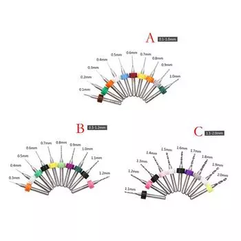 10 шт. Инструмент Металл Деревообработка Гравировальная схема Твердосплавные Микро Сверла ЧПУ