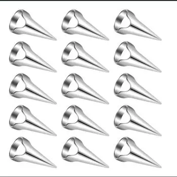 10 шт., инструменты для выбора волос, металлическое проборное кольцо, расческа для разделения волос для укладки золотой