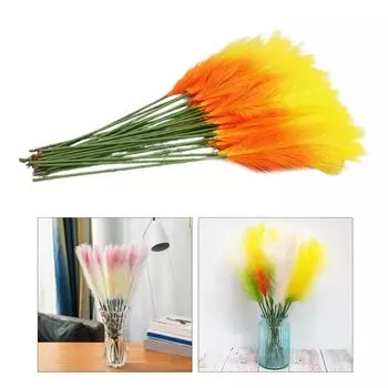 10 шт. искусственная пампасная трава ветка имитация свадебного декора реалистичные внутренние столовые украшения для свадебной вечеринки H
