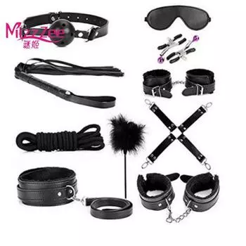 10 шт., искусственная веревка, кожаные игрушки, Sexualeed, манжеты для рук и ног, кнут