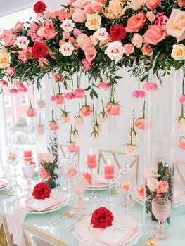 10 шт. искусственные цветы голова 10 см DIY венок подарочная коробка шелковые цветы для свадебных центральных украшений украшение стола для детского душа белый