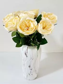 10 шт. искусственные цветы Остин Роуз Пион искусственные цветы настоящий шелковый искусственный цветок для дома Декор в гостиную свадебное украшение красный