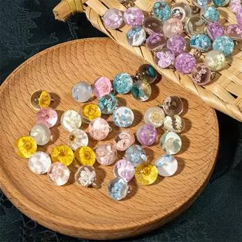 10 шт., искусственные нефритовые бусины, пуговицы в китайском стиле, Cheongsam Hanfu, костюм Тан, рубашка, кардиган, топы, аксессуары на пуговицах