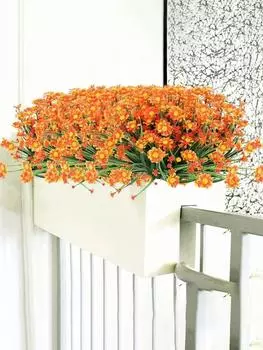 10 шт., искусственные ромашки, искусственные цветы для дома, сада, крыльца, свадебного двора, украшения «сделай сам» фиолетовый