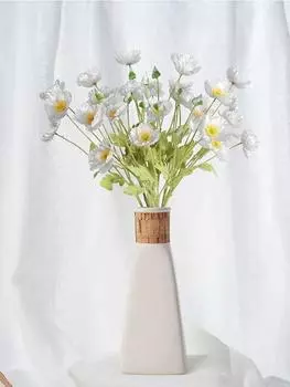 10 шт. искусственных цветов, искусственных маковых цветов, искусственных цветов, шелковых цветов, искусственных цветов для домашнего декора, для свадебного стола, для украшения центра стола зелёный