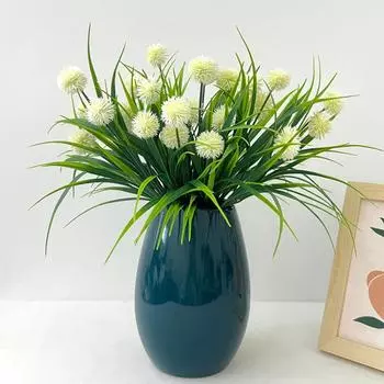 10 шт. искусственных цветов, пластиковое растение, искусственный одуванчик, центральные украшения стола, декор стола, искусственные тюльпаны для улицы, пластиковый цветок, свадебный декор белый