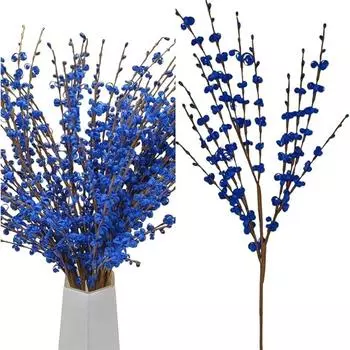 10 шт. искусственных цветов жасмина, искусственные цветы жасмина, букет для самостоятельного изготовления, цветочные украшения для дома, офиса, свадьбы, стола, вазы для вечеринки, декор 10pcs сапфир синий