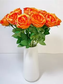 10 шт. искусственных пионов из роз Остина, искусственных шелковых цветов, искусственных цветов для украшения дома, гостиной, балкона, двора красный