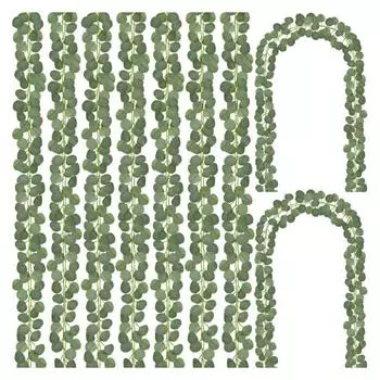 10 шт. искусственный эвкалипт, искусственная зелень, гирлянда, искусственные листья эвкалипта, лозы, свадебный фон, каминная арка, дверь, стена, комната, секс-одежда для взрослых