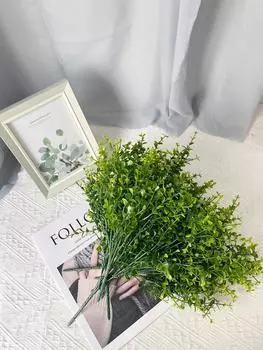 10 шт. искусственный эвкалипт, зеленое растение, искусственные растения, комнатные ветки эвкалипта, искусственная зелень, искусственные растения для фермерского дома, ванной комнаты, офиса, декор зелёный