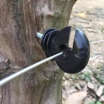 10 шт. изоляционные гвозди портативный постукивающий тип устойчивые к солнцу фиксированной линии ABS высокопрочные изоляторы для забора пастбище B